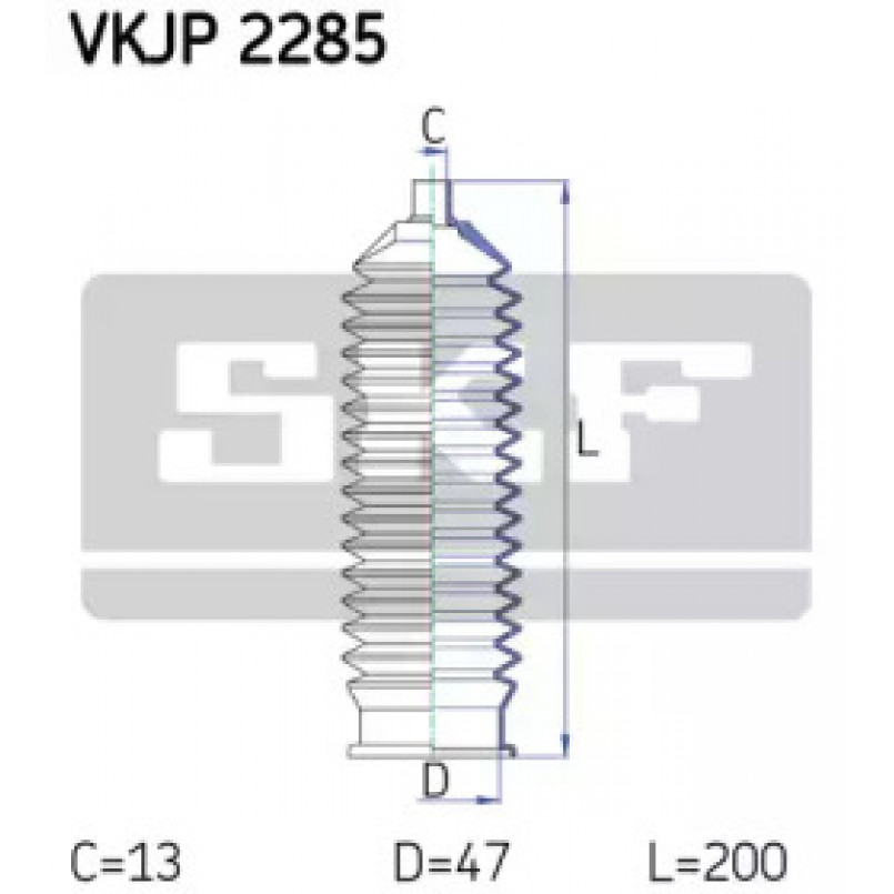 VKJP 2285 SKF - Пильовик привідного валу